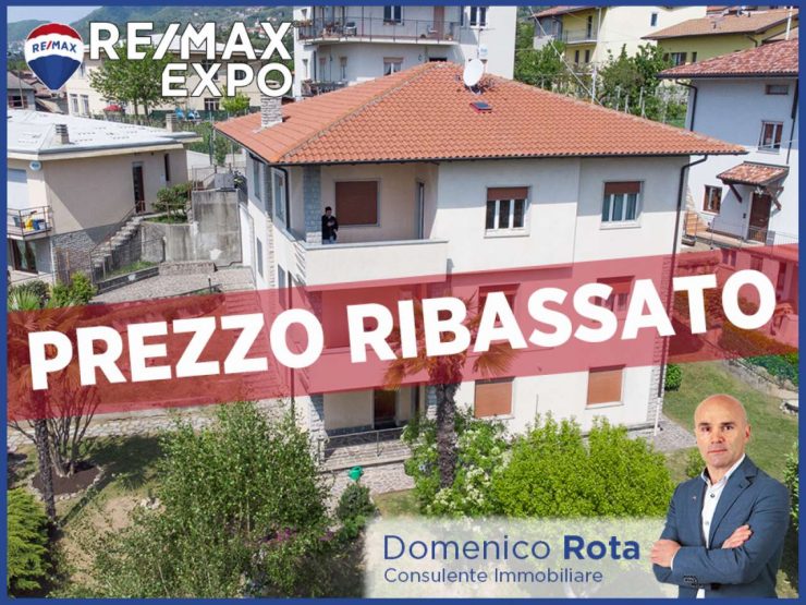 VILLA AD ALMENNO SAN BARTOLOMEO CON ANNESSO TERRENO EDIFICABILE