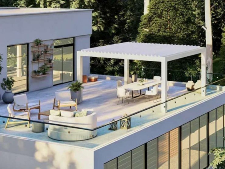 ATTICO CON VISTA SUL LAGO DI GARDA, PISCINA E SOLARIUM PRIVATO