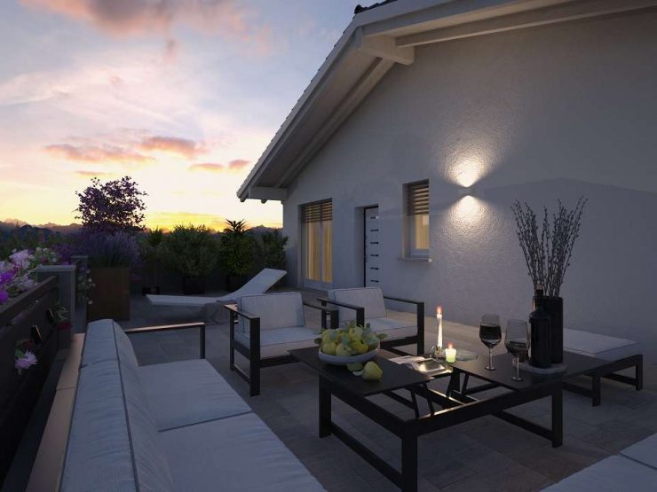 QUADRILOCALE IN VILLA CON TERRAZZO