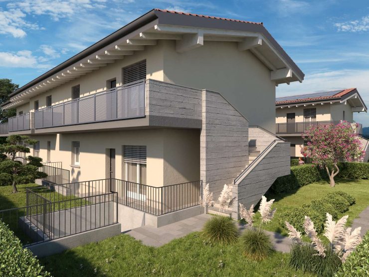 APPARTAMENTO QUADRILOCALE, NUOVA COSTRUZIONE, CON GIARDINO E BOX DOPPIO A BARZANA