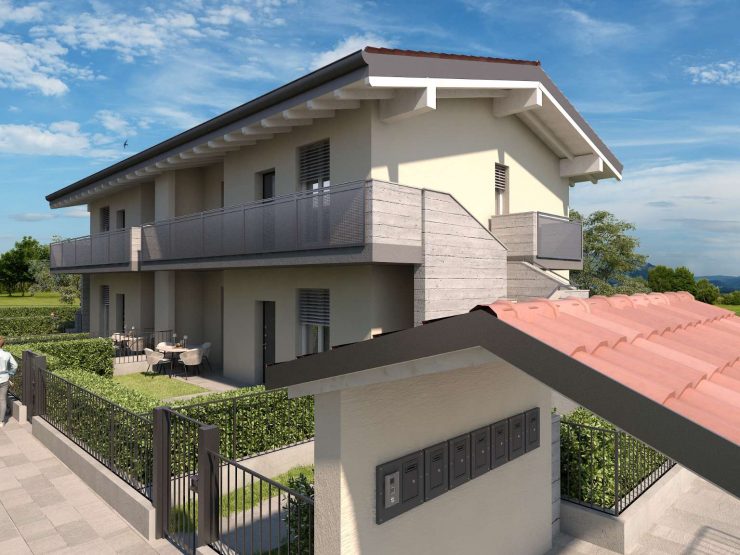 VILLETTA BIFAMILIARE CON BOX DOPPIO E GIARDINO A BARZANA